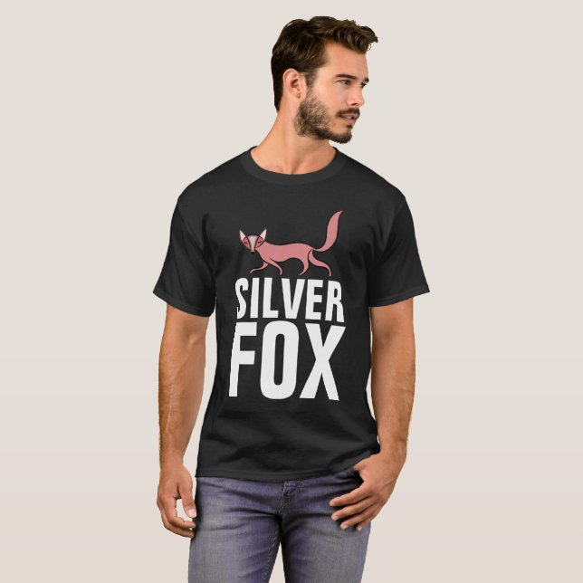 Camiseta SILVER FOX, T-shirts masculinas (Frente Completa)