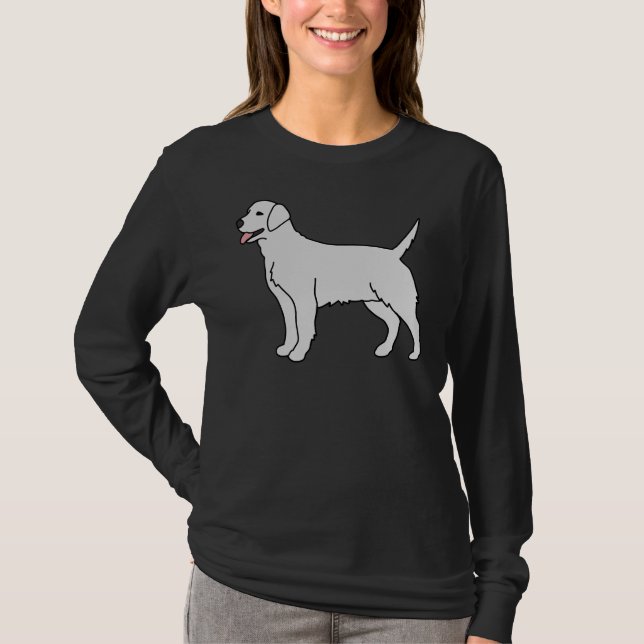 Camiseta Silver Labrador Dog (Frente)