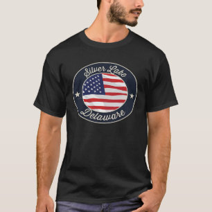 Camiseta Silver Lake Patriotic Delaware Souvenir
