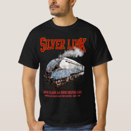 Camiseta Silver Link - LNER Class A4 2509 Steam Train Loco