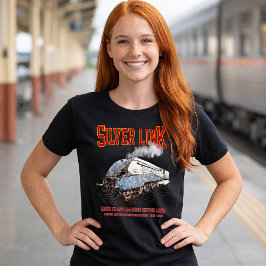 Camiseta Silver Link - LNER Class A4 2509 Steam Train Loco