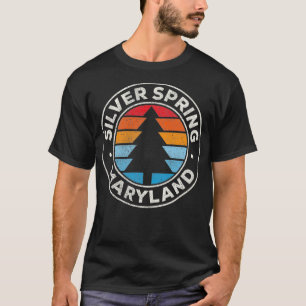 Camiseta Silver Primavera Maryland MD Vintage Graphic 70