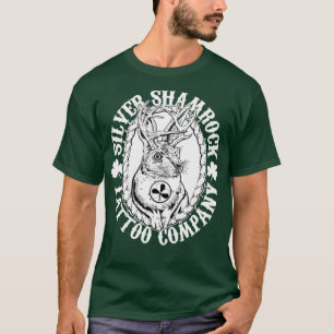 Camiseta Silver Shamrock Tattoo Company Creggan OHare Jacka