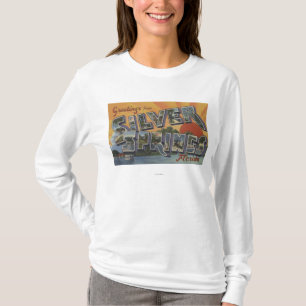 Camiseta Silver Springs, Florida - grandes cenas 2 da letra