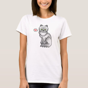 Camiseta Silver Tabby Chinchilla Persa Cat Love