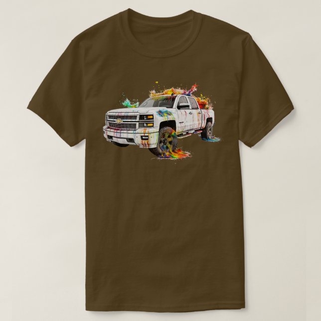 Camiseta SIlverado no Drop Shadow (Frente do Design)