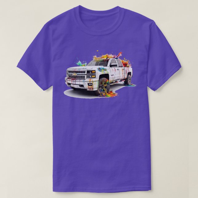 Camiseta Silverado Pickup Truck (Frente do Design)