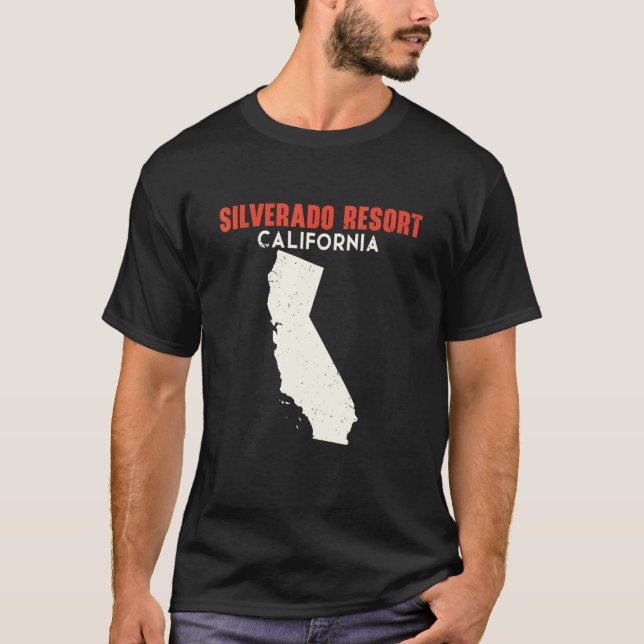Camiseta Silverado Resort California EUA State America Trav (Frente)