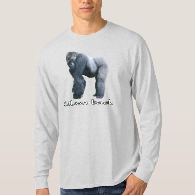 Camiseta Silverback Gorilla Long T-Shirt (Frente)