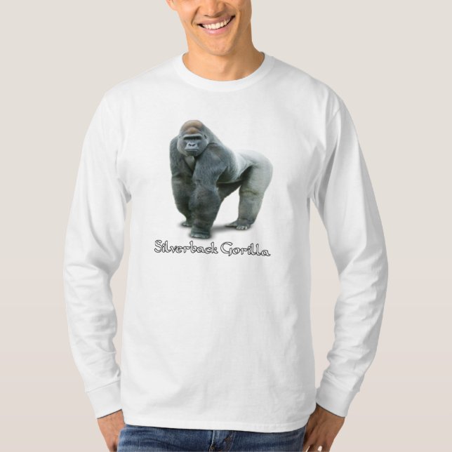 Camiseta Silverback Gorilla Long T-Shirt (Frente)
