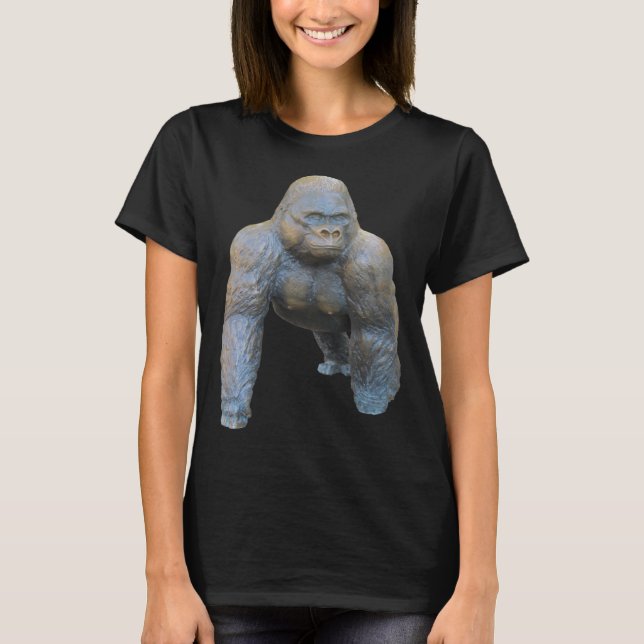 Camiseta Silverback Gorilla Silver Primate Ape 7 (Frente)
