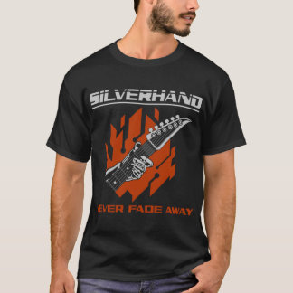Camiseta Silverhand Nunca Desapareça amigo retrô