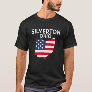 Camiseta Silverton Ohio EUA Estado América Viagem Ohioan
