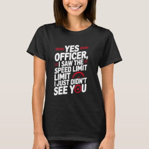 Camiseta Sim Agente de Velocidade para Mecânica de Entusias