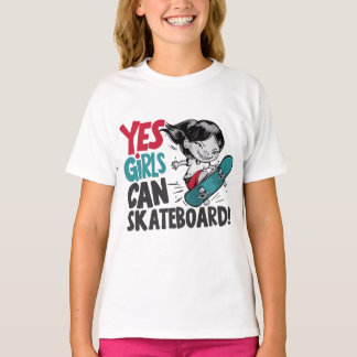 Camiseta Sim, as garotas podem andar de skate