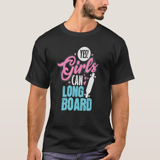 Camiseta Sim, As Meninas Conseguem Pé-De-Pé (Frente)