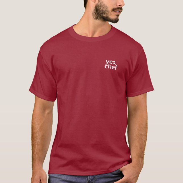 Camiseta Sim, Chef - A Comédia Do Bear TV (Frente)
