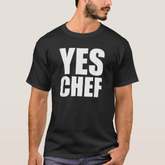 Camiseta Sim Chef Engraçado Chef Engraçado Cook Dizendo Coz