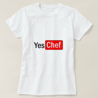 Camiseta Sim cozinheiro chefe