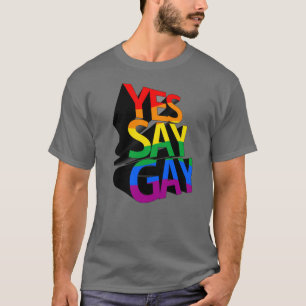 Camiseta Sim, diga gay