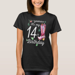 Camiseta Sim, É Meu 14 Aniversário De 14 Anos