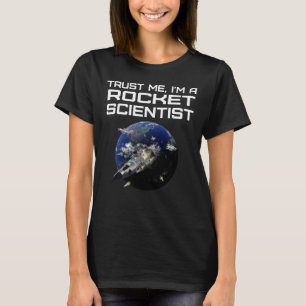 Camiseta Sim, é o Rocket Science Funny Aerospace