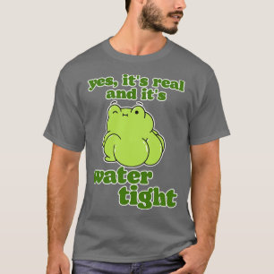 Camiseta Sim É Real E Sua Água Apertada