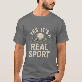 Camiseta Sim, É Um Esporte Real Presente de sinuca vintage
