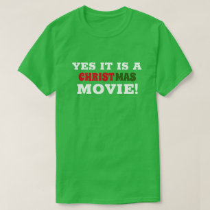 CAMISETA SIM É UM FILME DE NATAL! C