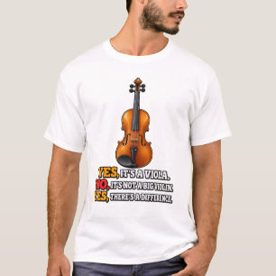 Camiseta Sim, é uma Viola. Não, não é um Violino.