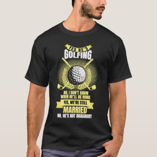 Camiseta Sim, ele é o treinador Gr do jogador de golfe