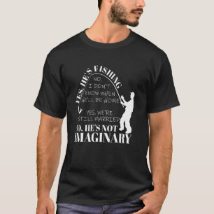 Camiseta Sim, ele está pescando