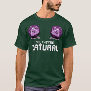 Camiseta Sim Eles são Conselho de Dice Dungeon Gamer Natur