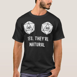 Camiseta Sim, eles são especiais Engraçados Nat 20 Dice Pre