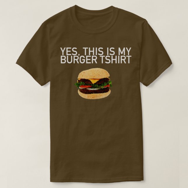 Camiseta Sim, este é o meu Burger Fun e o Burger do Bobo (Frente do Design)