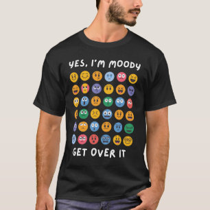Camiseta Sim, Estou Mal-Humorado Supere Isso–Emoticon Sarcá