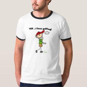 Camiseta SIM Eu Amo Jogar Golfe