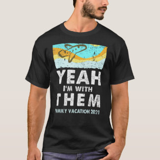 Camiseta Sim, Eu Com Eles Correspondendo Às Férias Familiar