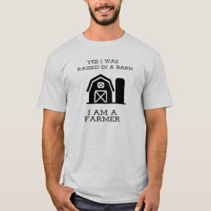 Camiseta Sim, eu era Nascer em fazendeiros de celeiro