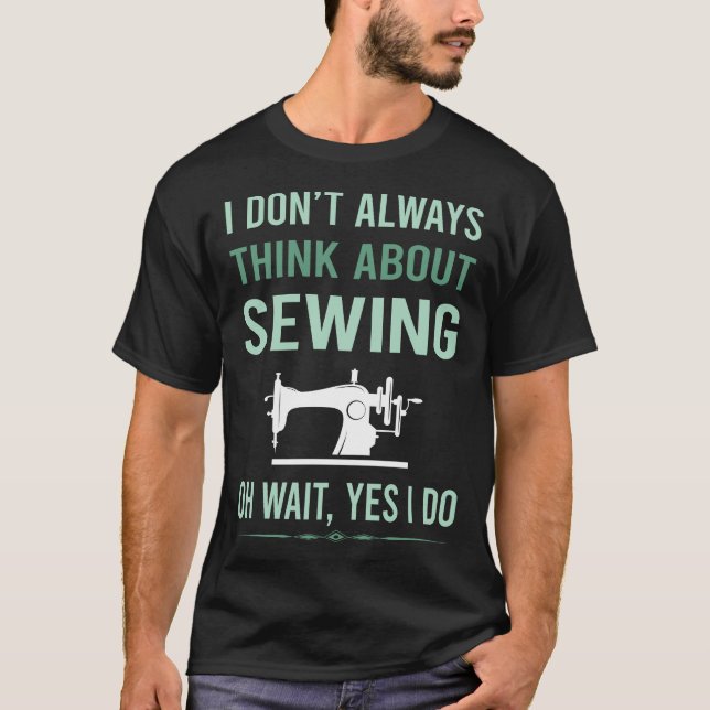 Camiseta Sim, eu faço costura (Frente)
