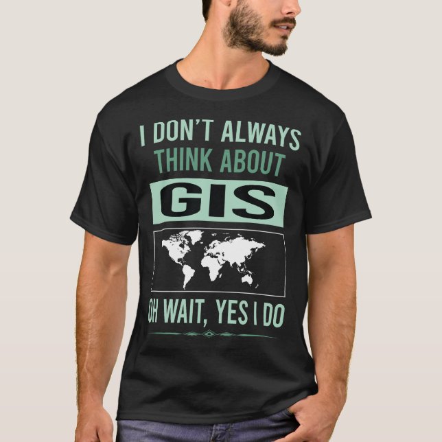 Camiseta Sim, eu faço GIS (Frente)