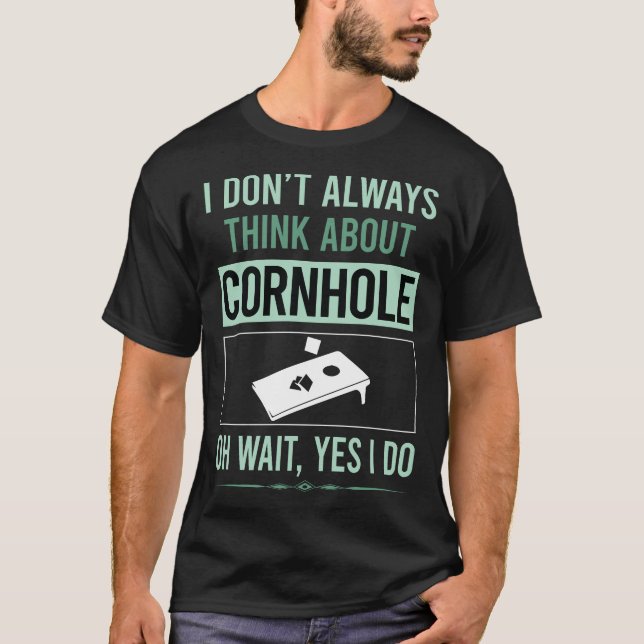 Camiseta Sim, eu faço o Cornhole (Frente)