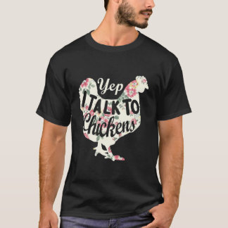 Camiseta Sim, eu falo com galinhas - Avicultura