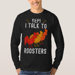 Camiseta Sim, Eu Falo Com Galinhas Da Fazenda Da Fazenda.