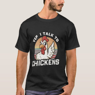 Camiseta Sim, Eu Falo Com Galinhas Que Façam O Farmer Engra