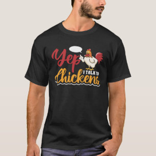 Camiseta Sim, eu falo com o Chickens
