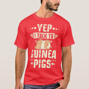 Camiseta Sim, eu falo com porcos da Guiné