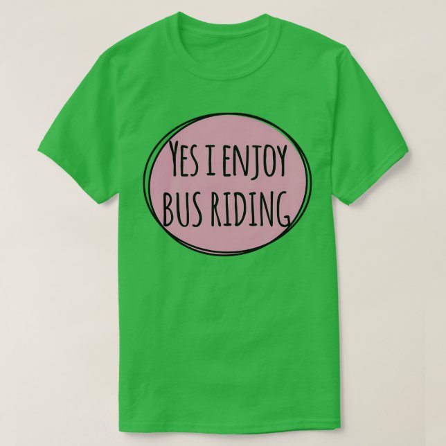 Camiseta Sim, eu gosto do ônibus (Frente do Design)