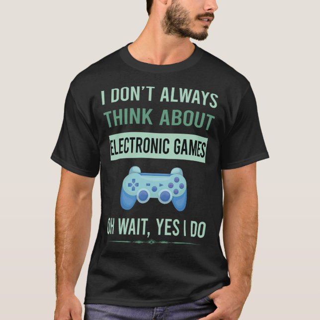 Camiseta Sim, eu jogo jogos eletrônicos (Frente)