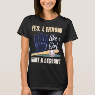 Camiseta Sim, Eu Joguei Como Uma Garota Softball